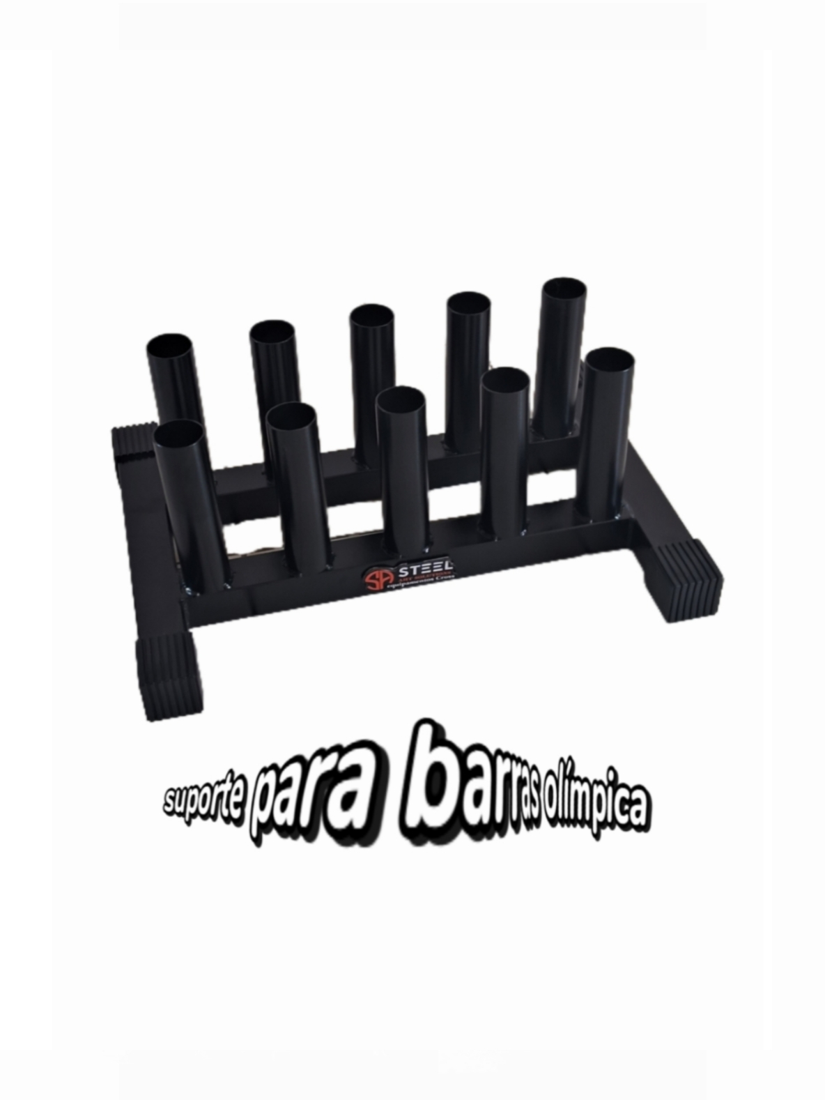 suporte para barras olímpicas