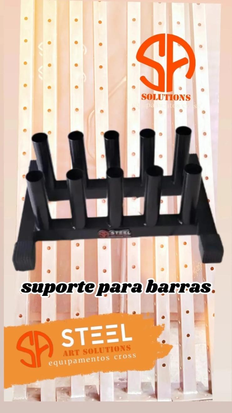 suporte para barras olímpicas