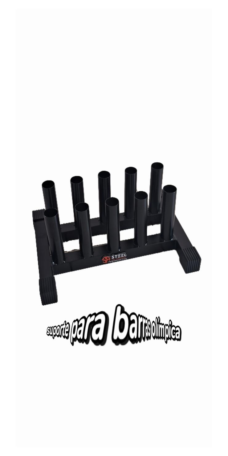 suporte para barras olímpicas